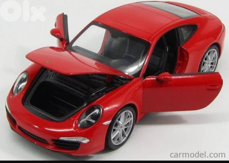 Porsche 911 (991) Carrera S 2013 diecast car model 1:24 3