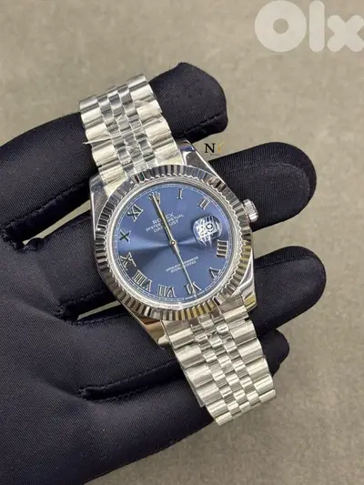 Rolex Datejust Azzurro Blue Roman