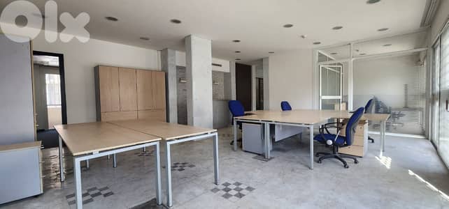 L09511-Spacious Furnished Office for Rent in Sin El Fil