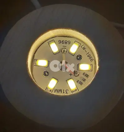 Luminous Crystal Ball Led night Saturn , NEW