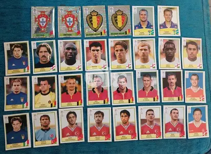 30 Panini Original Stickers Euro 2000