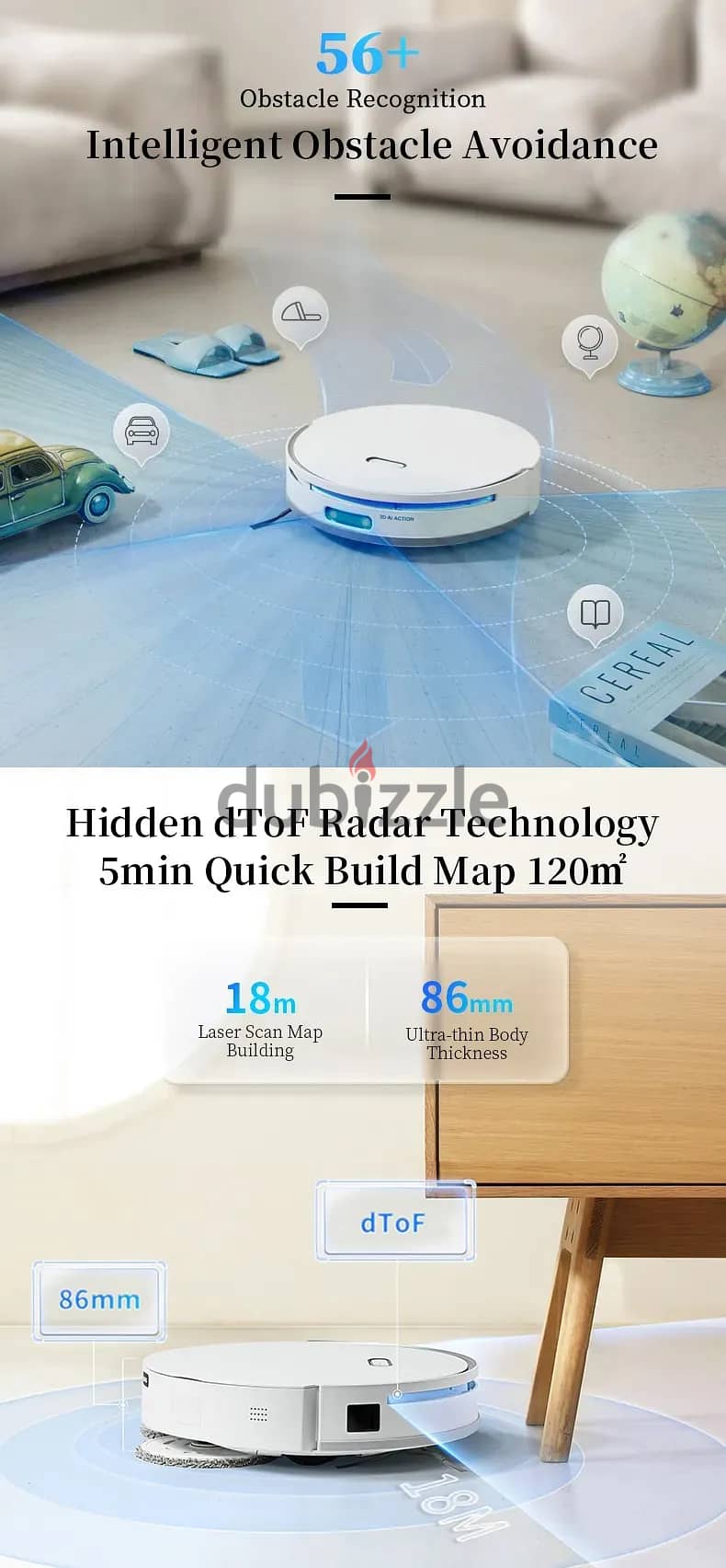 Robot Vacuum and mop / Anseboo Y9 8