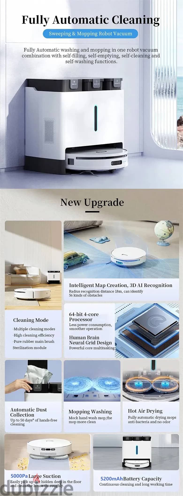 Robot Vacuum and mop / Anseboo Y9 2