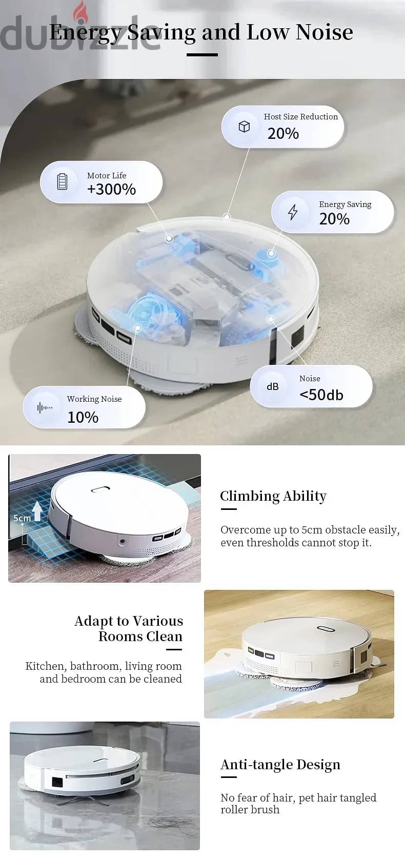 Robot Vacuum and mop / Anseboo Y9 3