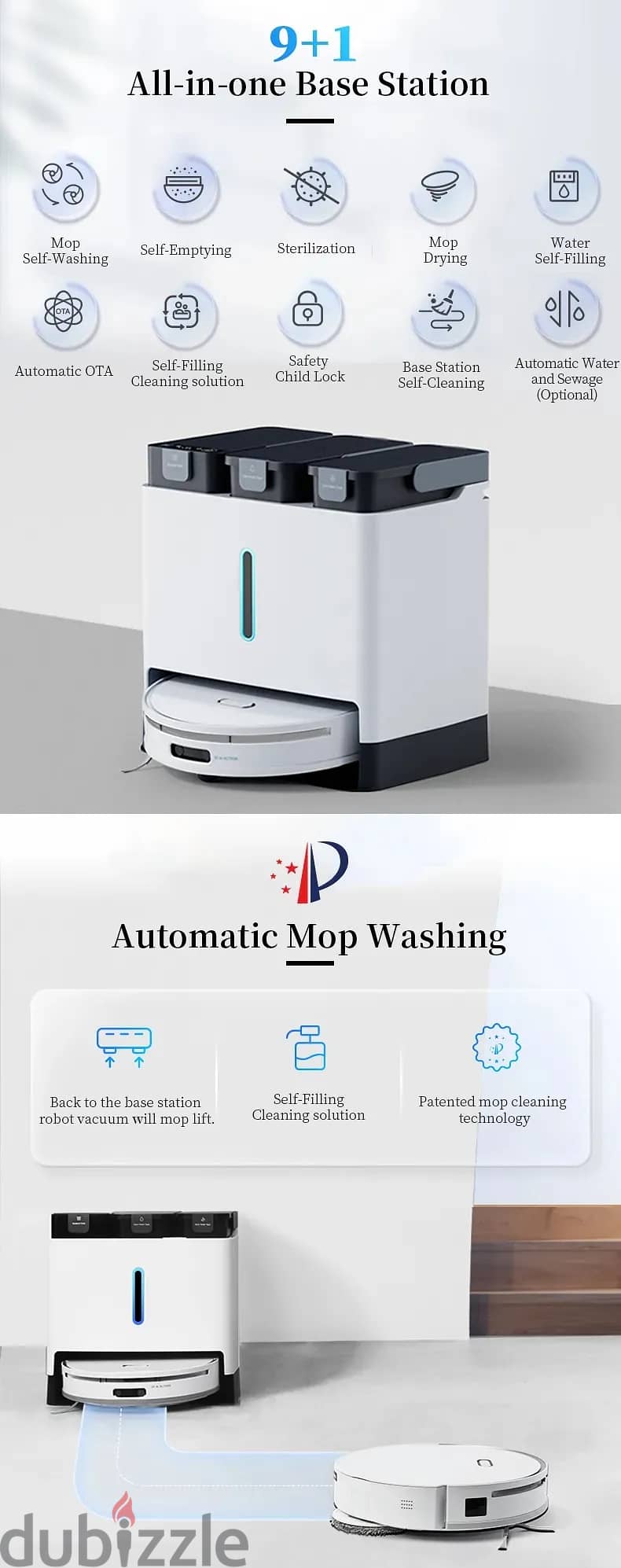 Robot Vacuum and mop / Anseboo Y9 6