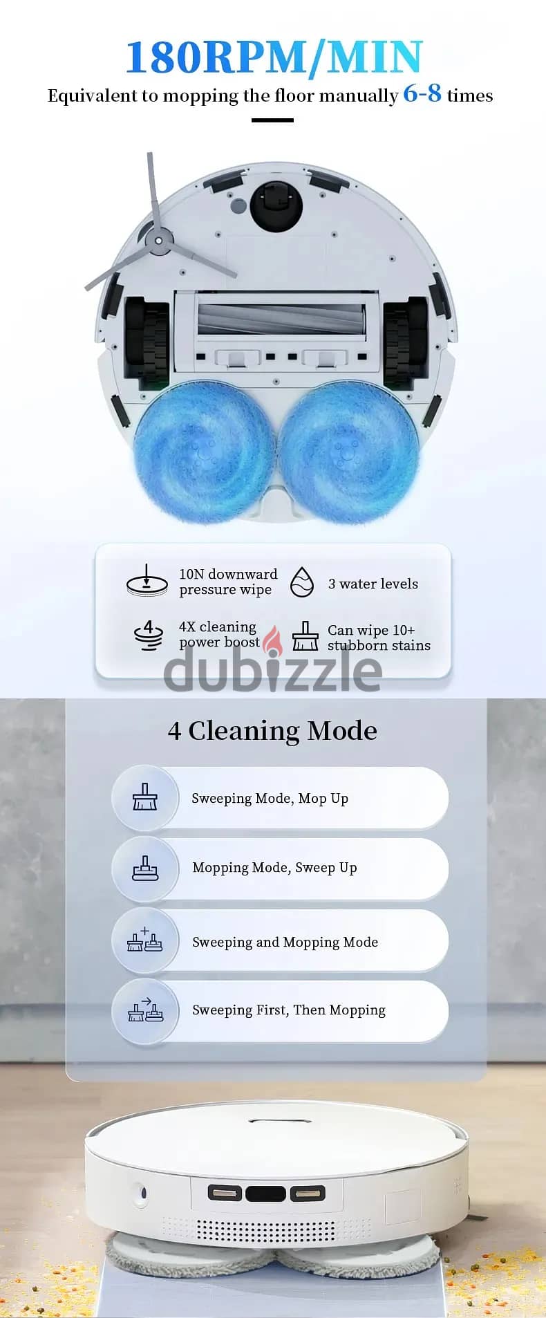 Robot Vacuum and mop / Anseboo Y9 7