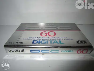 maxell digital compact cassette "dcc" 60m new sealed