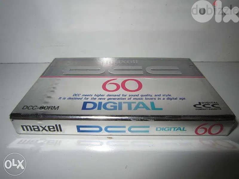 maxell digital compact cassette "dcc" 60m new sealed 0