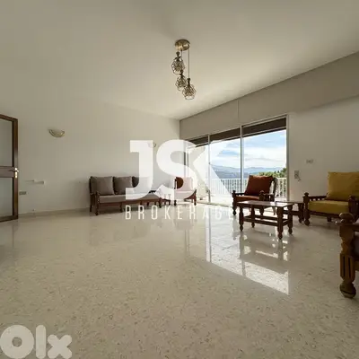 L17589 - Semi-Furnished Apartment For Rent in Baabdat