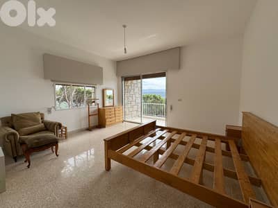 L17589 - Semi-Furnished Apartment For Rent in Baabdat