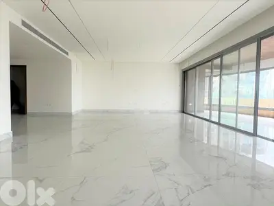 Apartment + Open Sea view - FRONT LINE in rawche + terrace - الروشة