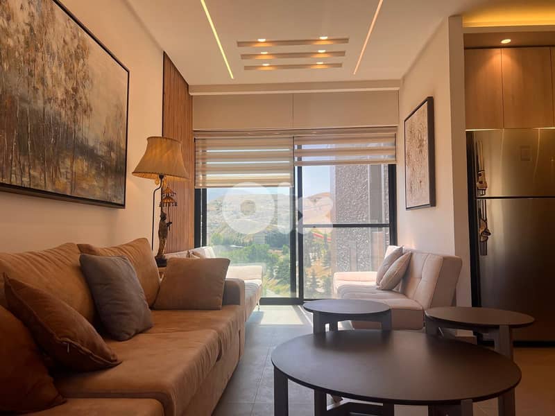 L17662  - Luxurious Chalet With Terrace For Rent in Zaarour 4