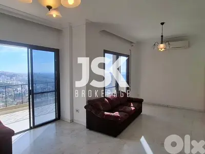 L17630 - Semi-Furnished Apartment For Rent in Bsalim