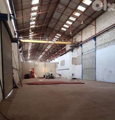 L07213-Industrial Warehouse for Rent in Gharzouz Jbeil
