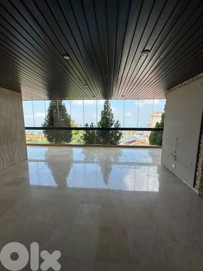 Prime Location Luxurious Apartment in Biyada, Metn with Terrace.