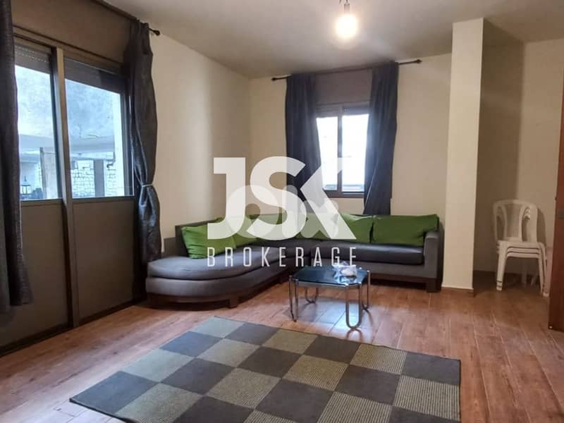 L17488 - Apartment with Terrace For Rent in Achkout 0