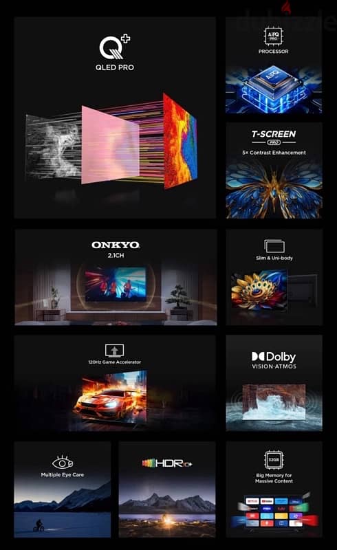 TCL 98” C6K QD Mini LED 240Hz Google TV 11
