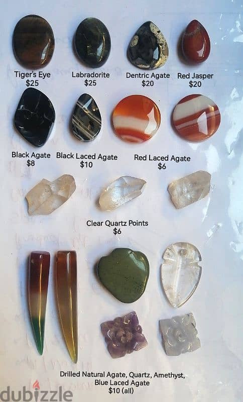 Semi precious stones / crystals 1
