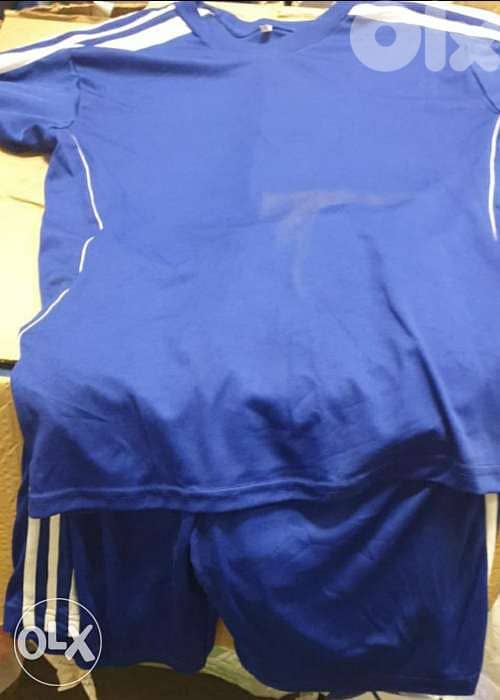 Football uniform blue 0