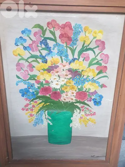 Sophie Yeramian, bouquet de fleurs, oil on canvas, famous artist