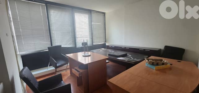 L10309-Furnished Office For Rent in Jisr El Bacha -Hazmieh