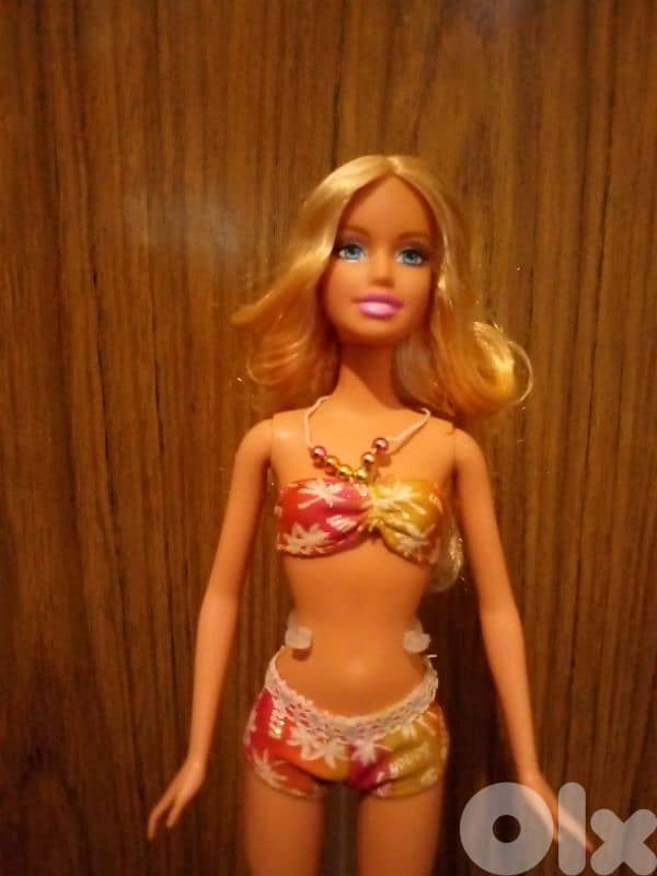 Barbie BEACH PARTY Mattel Great doll2008 Bend legs Flat feet+Swim wear 5