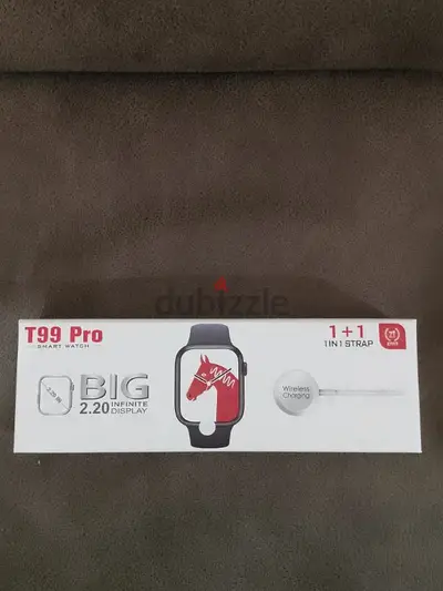ساعة سمارت وتش للبيع لون أسود بعدا جديد السعر 10$