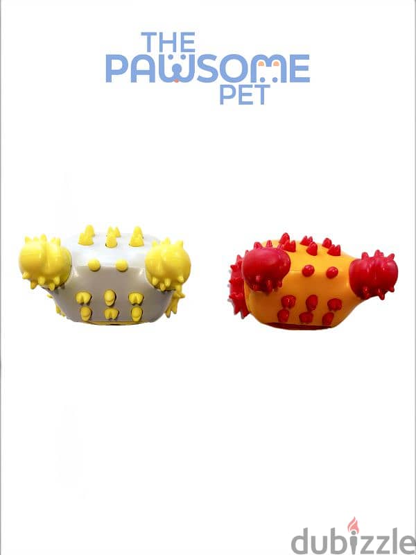 Pawsome's crab toothbrush 1