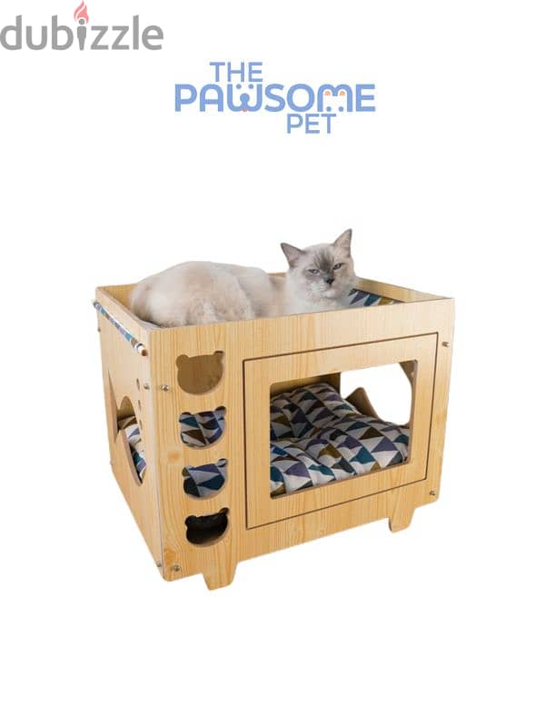 Pawsome's pet nest and hammock 7