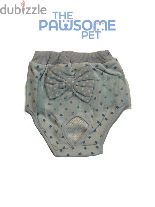Pawsome's physiology sanitary dog pants 0