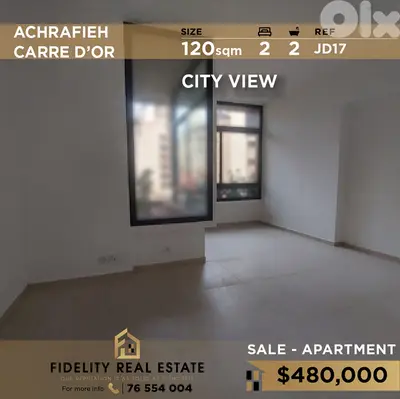 Apartment for sale in Achrafieh JD17 شقة للبيع في الأشرفية