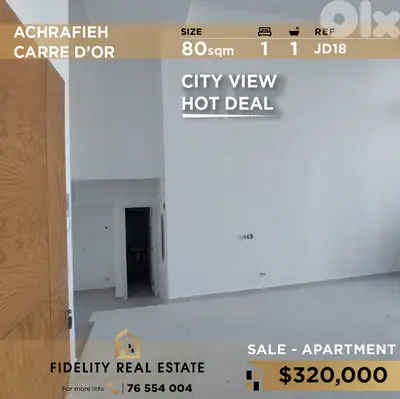 Apartment for sale in Achrafieh JD18 شقة للبيع في الأشرفية