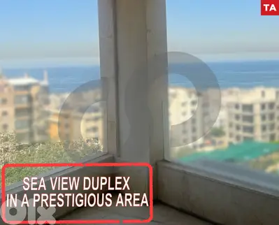 Duplex – Prime Location – Sea view – Zouk Mikael ! REF#TA120542 !