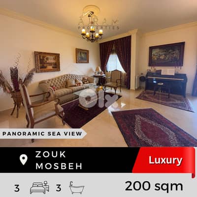 Zouk mosbeh | 200 sqm | Panoramic Sea View