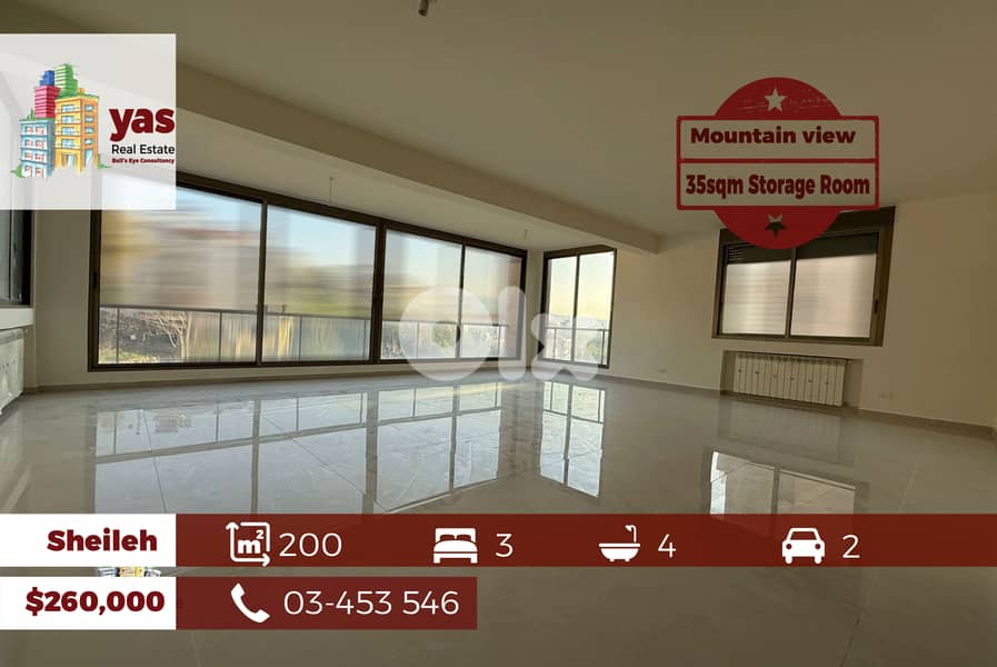 Sheileh 200m2 | prime Location | Panoramic View | Super Luxurious | AC 0