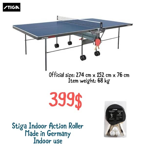 Stiga Action Roller Table Tennis (Germany) 0