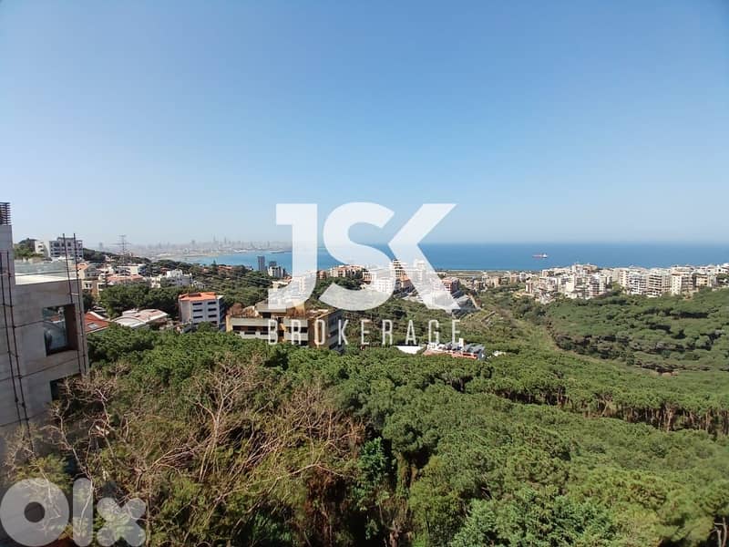 L17756 -Apartment With Open Seaview For Sale in Rabieh 0