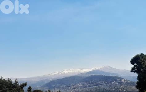 680 SQM Land in Ouyoun Broumana, Metn Overlooking the Mountains