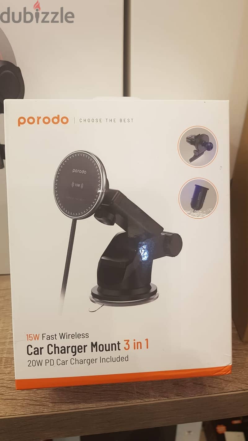 Porodo car charger mount PD-MCCCM 0