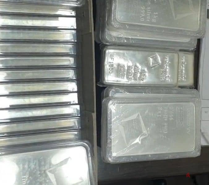 Silver Valcambi 1 KG bars 0