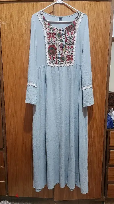 Shein maxi abaya dress