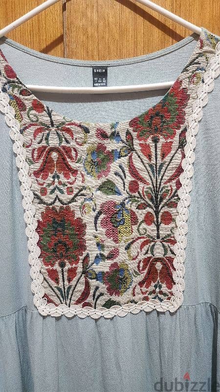 Shein maxi abaya dress 1