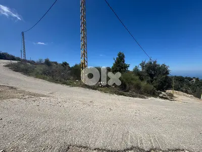 1380 m2 land+open view for sale in Mechmech - أرض للبيع في مشمش - جبيل
