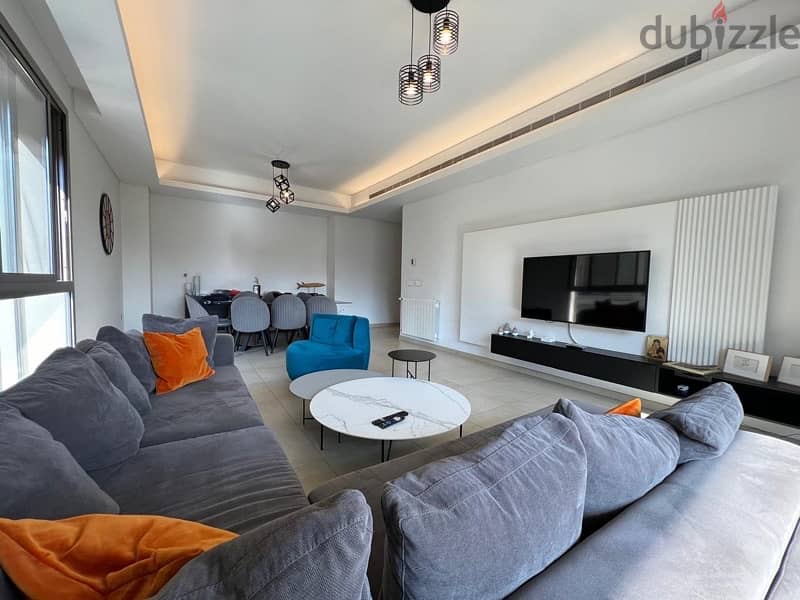 fully furnished 2 bedrooms apartment for rent waterfront city dbayeh 0