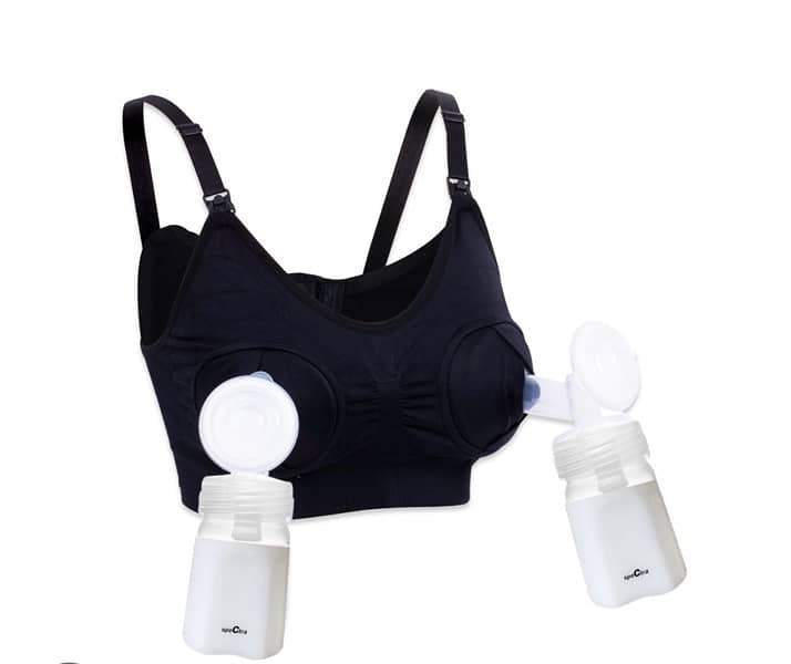 Spectra pumping and nursing bra black 0
