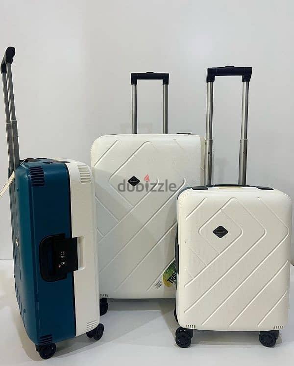 polycarbonate unbreakable suitcases set luggage travel bags 0