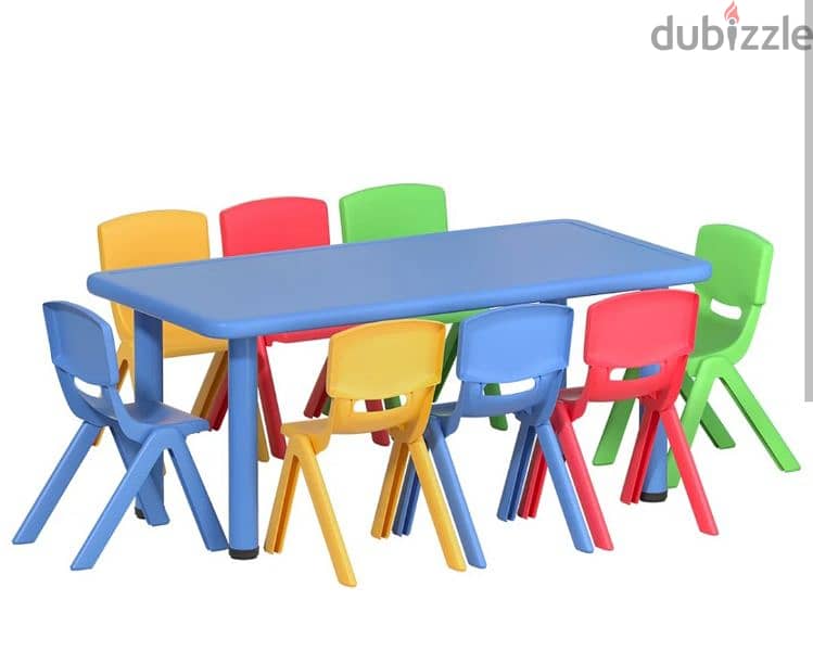 rental plastic chairs & tables 0