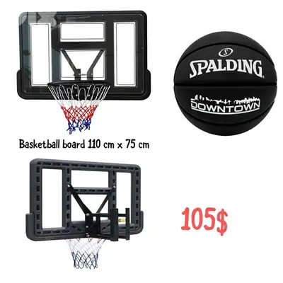 Basketball board 110 cm x 75 cm