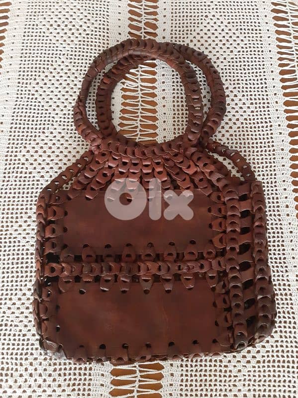 Leather hand bag 0