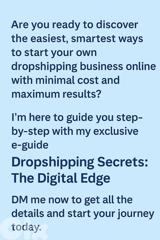 “Dropshipping Secrets: The Digital Edge” E-Guide 0